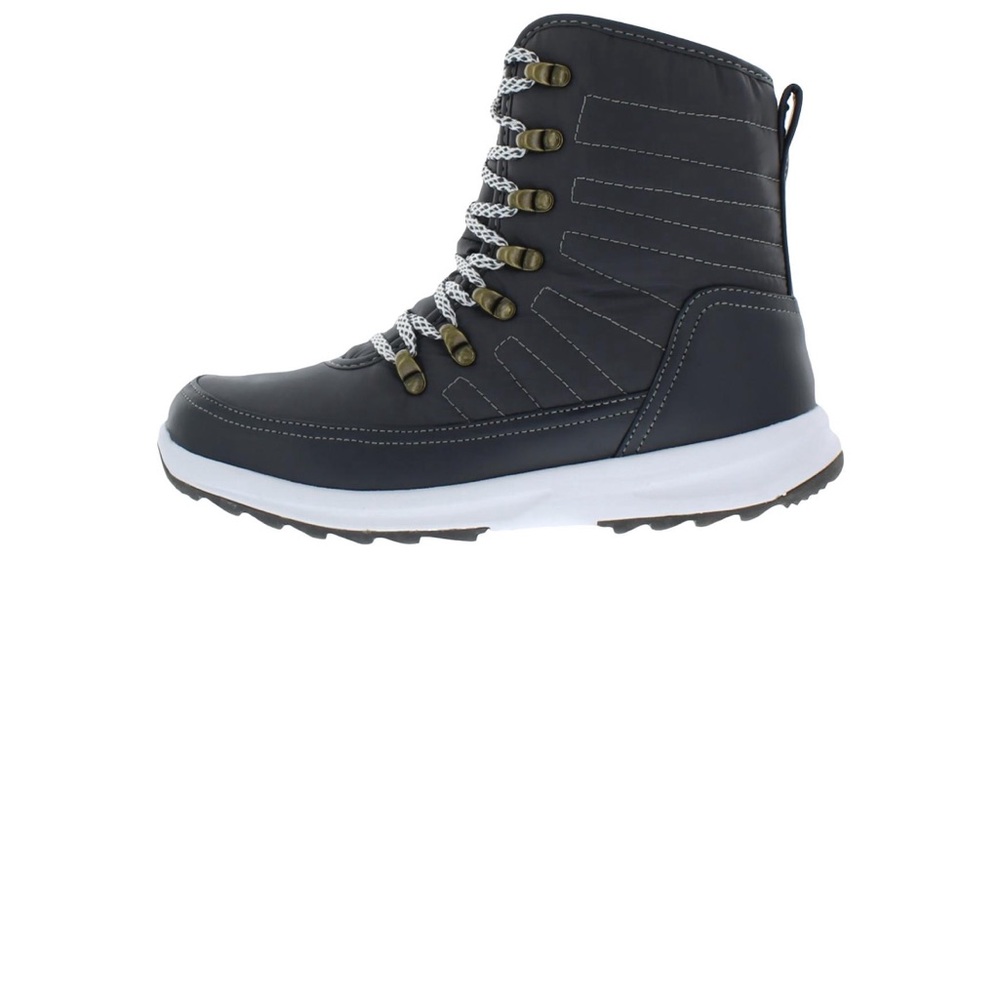 Khombu Waterproof Lace-up Ankle Boots Gray - Picture 2 of 10